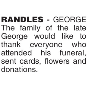 Photo of GEORGE Randles