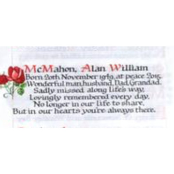 Photo for notice Alan MCMAHON