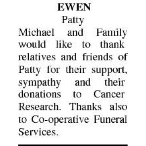 Photo of PATTY MICHAEL EWEN