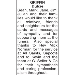 Photo of GRIFFIN Dulcie