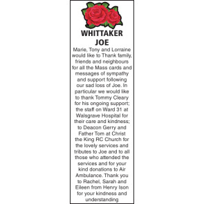 Photo of JOE WHITTAKER