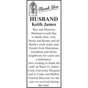 Photo of KEITH JAMES HUSBAND