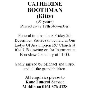 Photo of CATHERINE BOOTHMAN