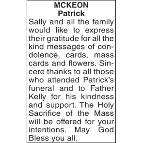 Photo of PATRICK MCKEON