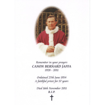Photo for notice  CANON BERNARD JAFFA