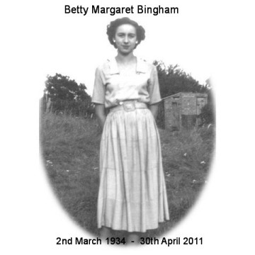 Notice Gallery for Betty Margaret BINGHAM