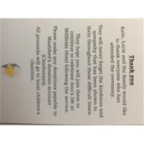 Notice Gallery for Ann TRICKETT