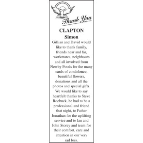 Photo of SIMON CLAPTON