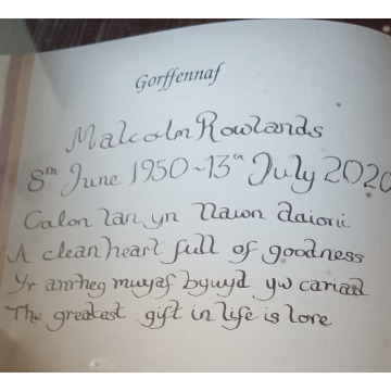 Photo for notice MALCOLM ROWLANDS -