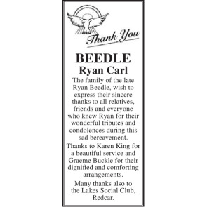 Photo of RYAN CARL BEEDLE