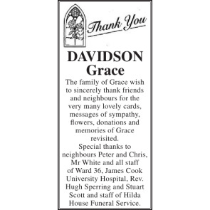 Photo of GRACE DAVIDSON