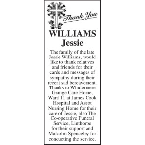 Photo of JESSIE WILLIAMS