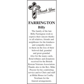 Photo of BILLY FARRINGTON