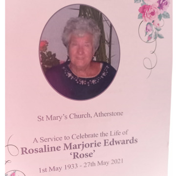 Notice Gallery for Rosaline Marjorie EDWARDS