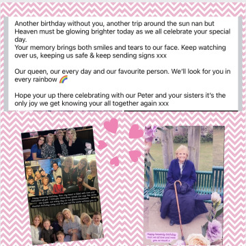 Photo for notice Doreen BURKE