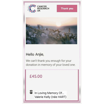 Notice Gallery for Valerie KELLY