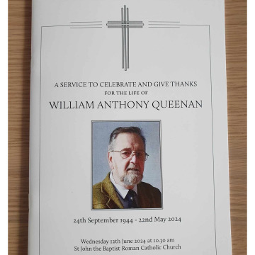 Tribute photo for William Anthony QUEENAN