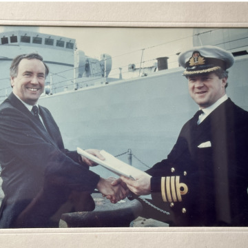 Photo for notice Captain Peter John Athelstan RN Rtd. WYATT