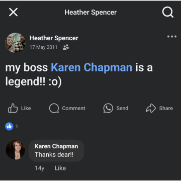 Photo for notice Karen CHAPMAN