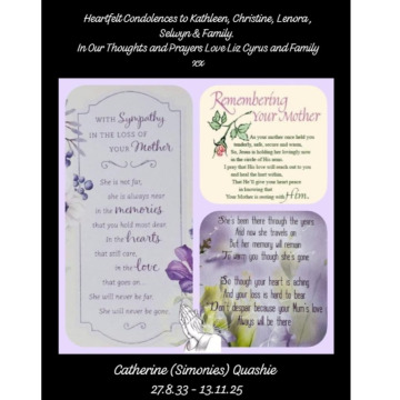 Photo for notice Catherine QUASHIE