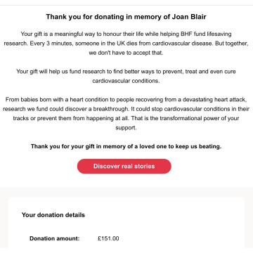 Photo for notice Joan Margaret BLAIR