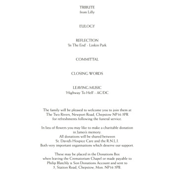 Photo for notice Christopher NICHOLLS