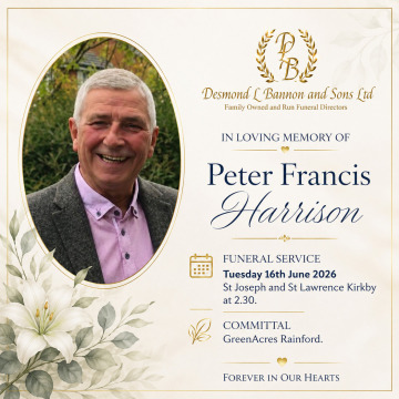 Notice Gallery for Peter Francis HARRISON