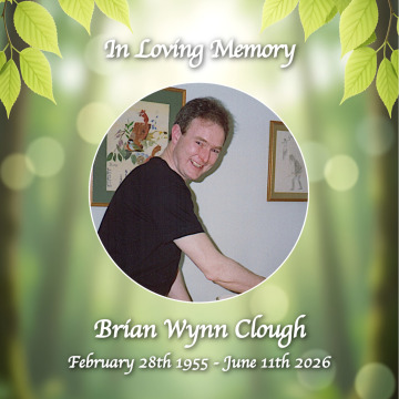 Photo for notice Brian Wynn CLOUGH