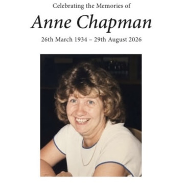 Notice Gallery for Anne CHAPMAN