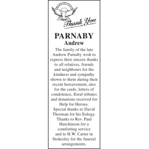 Photo of ANDREW PARNABY