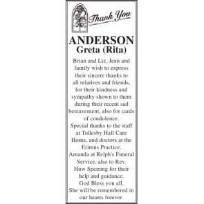 Photo of GRETA ANDERSON