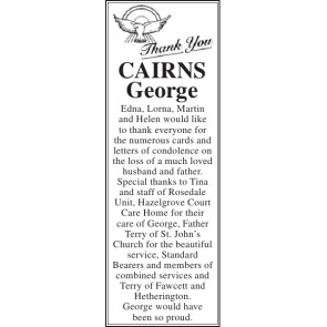 Photo of GEORGE CAIRNS